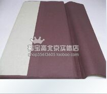 Mounted material-handmade rice paper-color propaganda-brown-colored paper