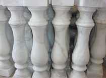 Minfa stone marble granite railing guardrail series-fashion white Roman column Shanghai shaped processing