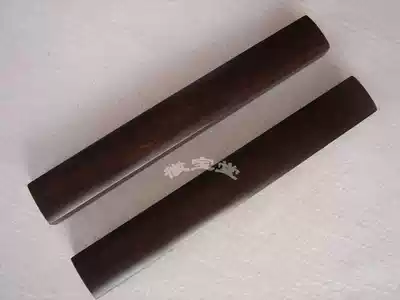 Wenfang Sibao Small ebony wood Paperweight Plain noodle Paperweight Solid wood Paperweight special offer 35A75634