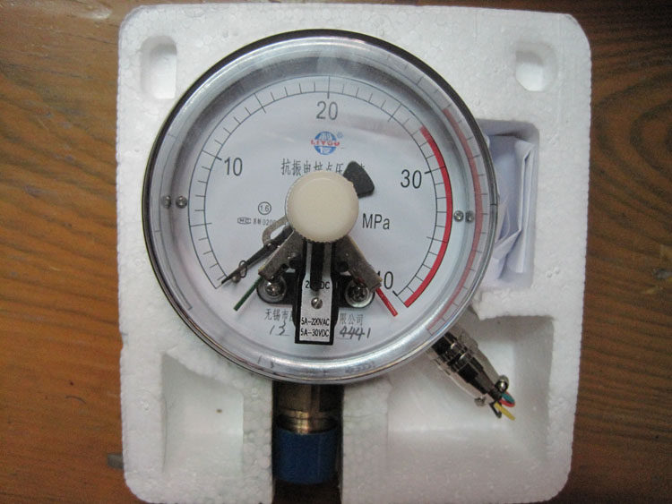 Wuxi Pressure Instrument Factory Liyou Magnetic Contact Pressure Gauge YXKCM100 Radial Boundless