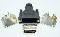 SCSI CN20 male plastic shell screw type scsi Ribbon 20p male end connector