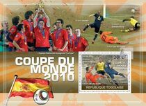 #南非世界杯 Spains championship in honour of the stamp Torres Fabregas Casillas