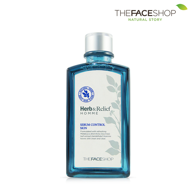 The Face Shop 爽肤水 男士草本舒缓调理水 补水控油