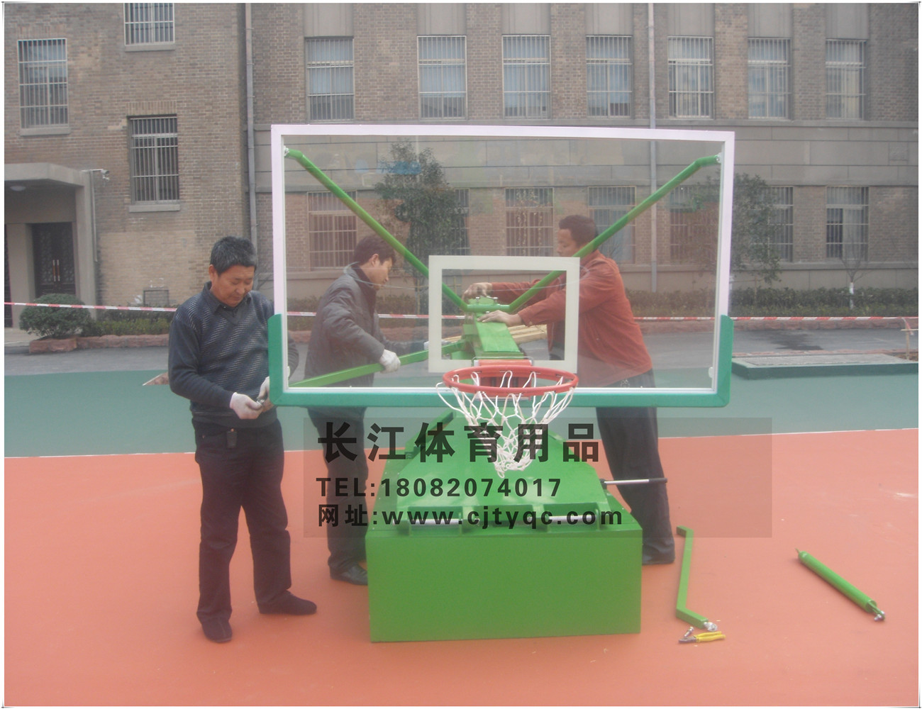 Factory direct selling transparent tempered glass basketball backboard high-grade organic backboard reinforced durable basketball backboard