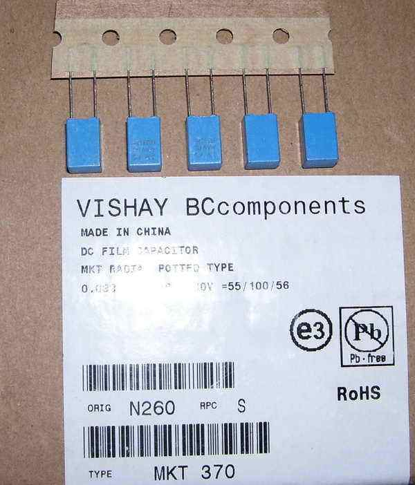 BC MKT370 capacitor 0 033UF400V (Aryan Electronic) 333400 V