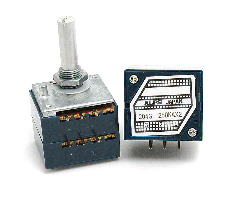 1PCS original Japan ALPS Alps A250K RK27 type dual volume potentiometer
