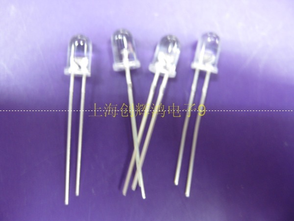 5MM highlight white light emitting diode white hair white LED brightness 13000 (MCD)