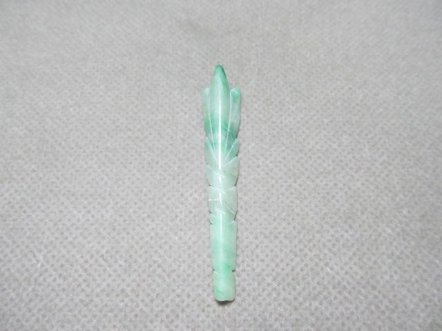 (Folklore) Guyu's old jade Qing Dynasty Jade Flowers Hairpin Hairpin
