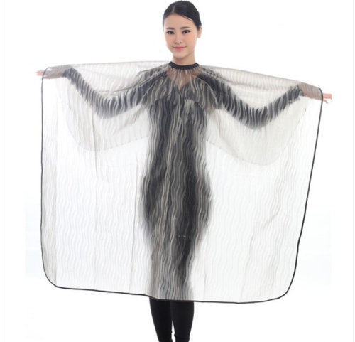 Oiled Oil Shawl Shoulder Dyed Hair Perch Hair Salon Hair Salon Home Transparent Haircut Haircut Waterproof Apron Big special price-Taobao