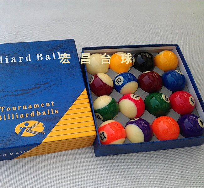 National goods boutique Tournament16 color black 8 national standard crystal ball billiards table ball table ball-Taobao