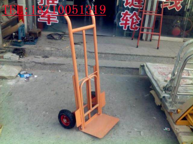 Factory direct thickened two-wheeler inflatable wheel push truck pull tool cart cart solid wheel cart
