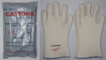 300 degree CASTONG White aramid woven food industry heat insulation high temperature resistant gloves Carston NFFF35-33