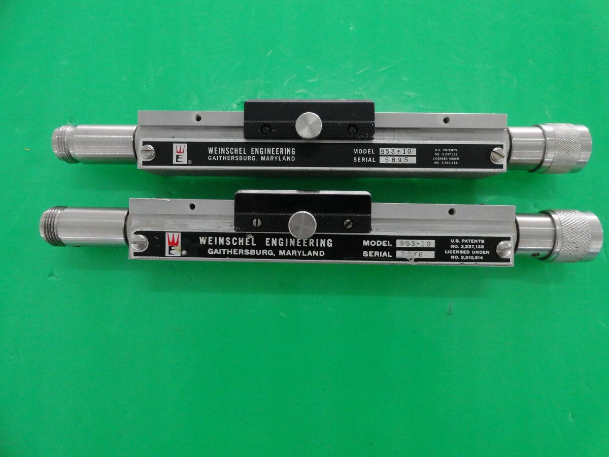 Hand tone continuation variable attenuator Weinschel 953-10 10dB 2 5-11GHz