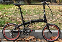 America PKA005 20 variable speed ultra-light folding car lightest 8kg carbon tooth disc star wheel set