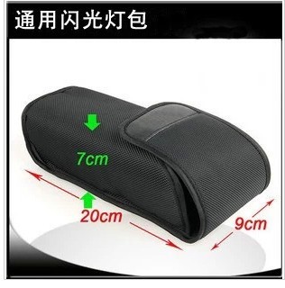 Universal Flash Pack Top Flash Storage Protective Bag Canon Nikon Yongnuo 580EX 430EX