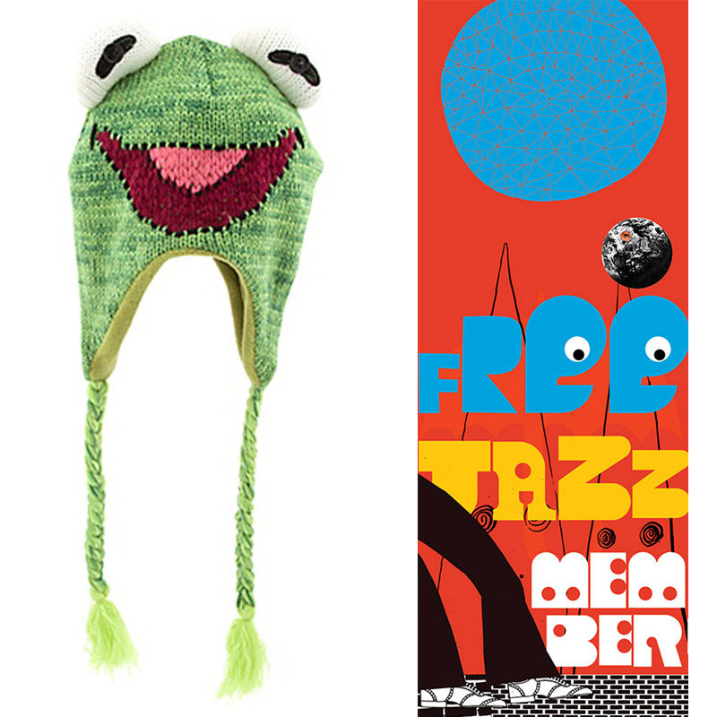 (USA) cute frog wool hat