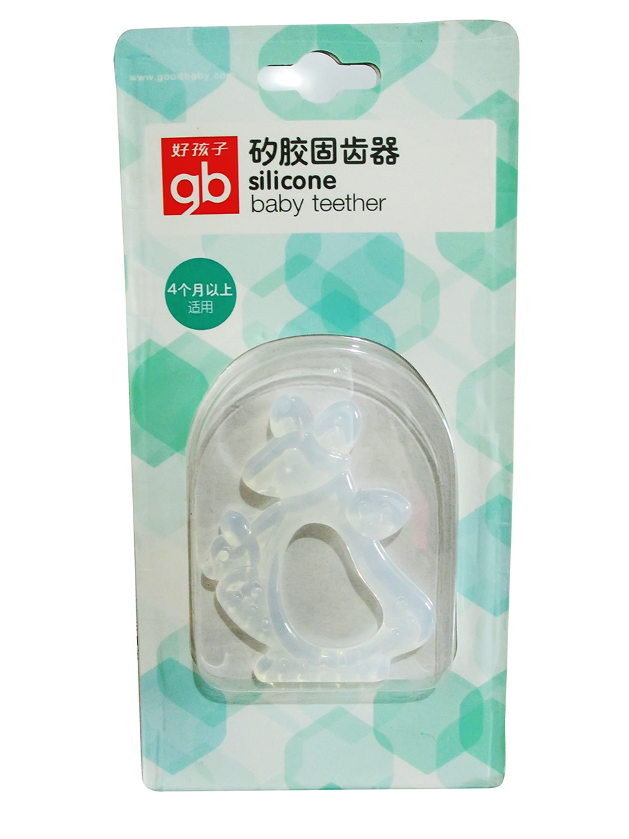 好孩子婴儿牙胶 矽胶固齿器 4个月以上 F80009