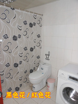 PEVA high-grade waterproof and mildewproof 1 8 wide*2 0 high shower curtain shower curtain ring