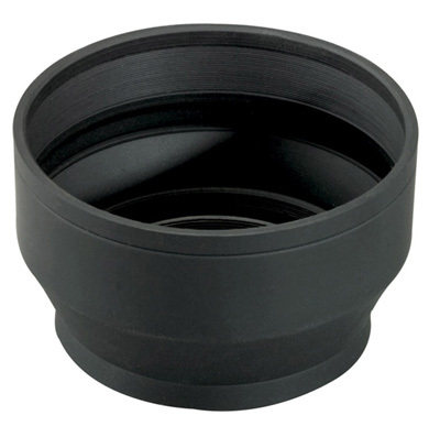 Rubber 62mm metal connector telescopic type three-use light shield