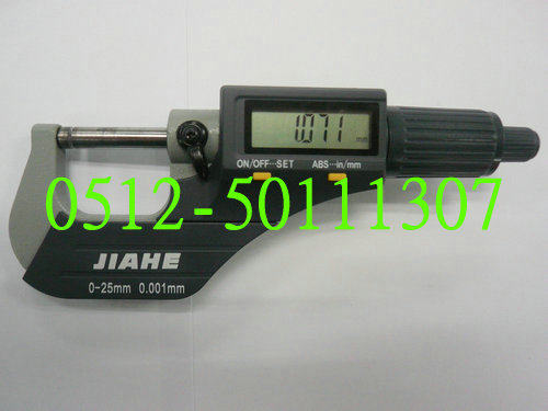 Hong Kong Jiahe JIAHE Number of electronic outer diameter micrometer Micrometer Card 0-25 25-50 50-75mm