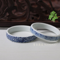 Fashionable and personalized cultural jewelry Avant-garde personalized fashion bracelets National cultural ceramics and porcelain bracelets