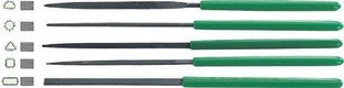 8PK-605A Taiwan Baoworkers 5PCS Precision filing knife group (green handle 170mm)