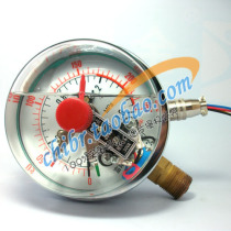 YNXC100 magnetic-assisted shock-resistant electric contact pressure gauge 1 6mpa25mpa40mpa60mpa