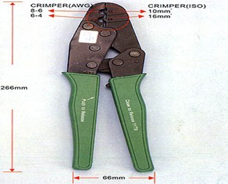 Original Taiwan YYT-9 strong non-insulating terminal pressure clamp press line clamp 10-16 square