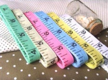 Home online shopping measuring clothing ruler tape measure color tailor soft tape ruler soft tape ruler mother Daily necessities 1 5 meters measuring tape