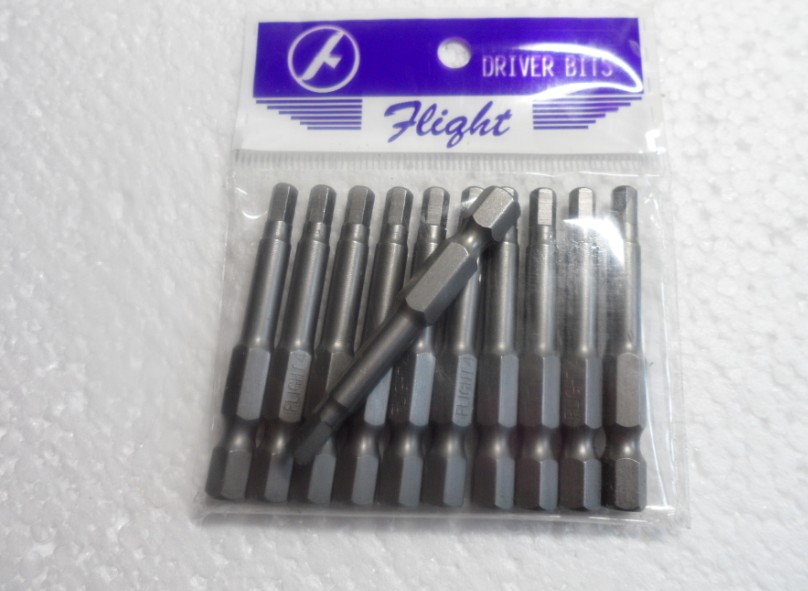 Taiwan wind batch FLIGHT with magnetic S2 steel hexagonal 4mm wind batch pneumatic operator heads 10 mounted