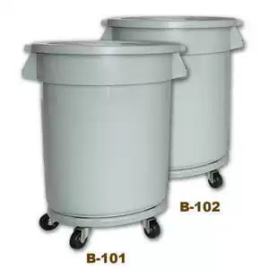 Super Bao 167 liters round storage barrel mobile environmental protection plastic trash can pulley