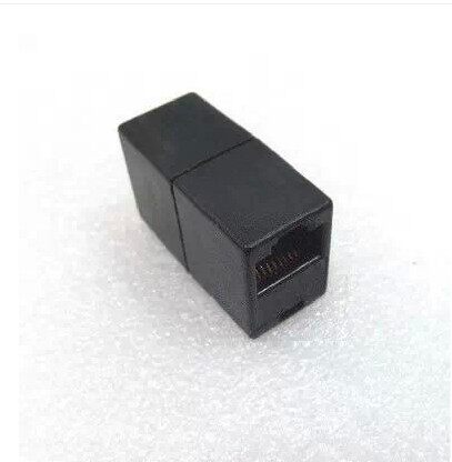 Color network straight through head 8P8C black connection head RJ45 network route connector mesh route to joint