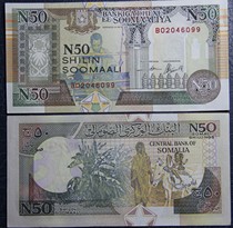 Somalia 1991 edition 50 shillings