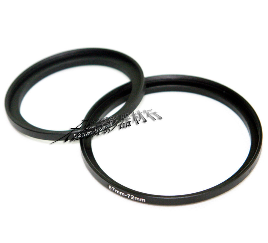 Small lens turn large filter mirror smoothly switching ring 72mm-77mm Various specs complete