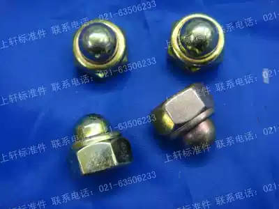 GB923 plated ribbon nylon cap nut cover nut nut nut m10