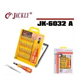 Handling tool JACKLY 32-in-1 screwdriver with anti-counterfeiting JK6032-A