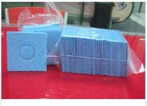 Soldering iron sponge blue soldering iron sponge aluminum-free soldering iron sponge 6*6 high temperature soldering iron sponge
