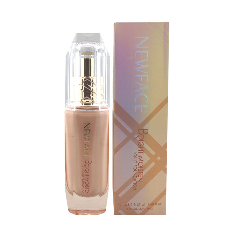 新面孔摩洛哥坚果油莹润粉底液40ml 保湿修颜遮瑕 正品