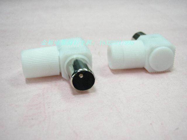 Red 2 crown special plastic 7-character TV plug TV male plug antenna plug antenna male TV plug