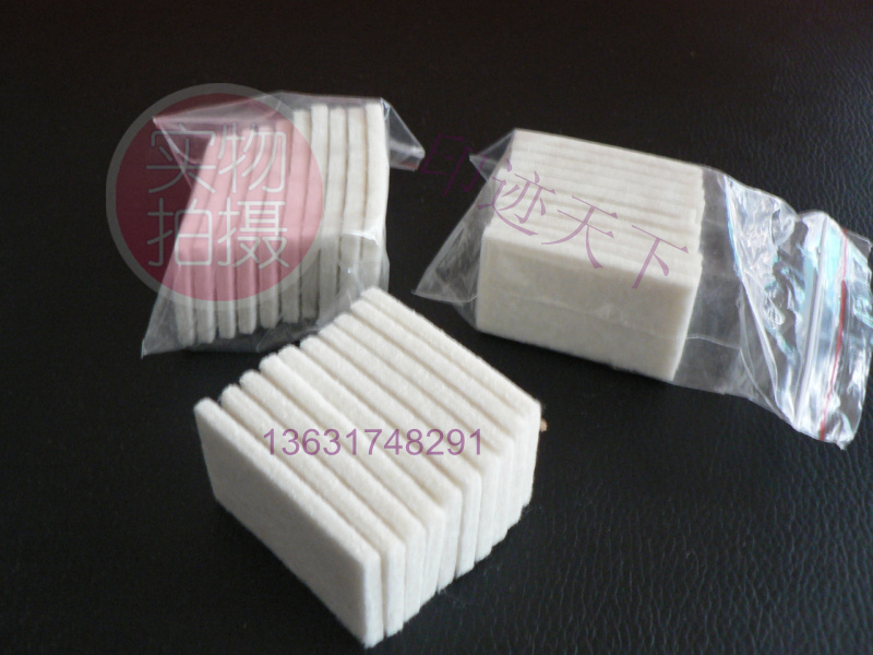 Coating machine cotton pad accessories printing table stamping machine printing table replacement printing table oil-absorbing cotton felt 10-piece coding machine consumables