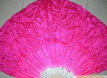 Dance long fan peacock fan bamboo fan bone 1 foot 2 total length 88cm Yangge fan simulation silk dance fan