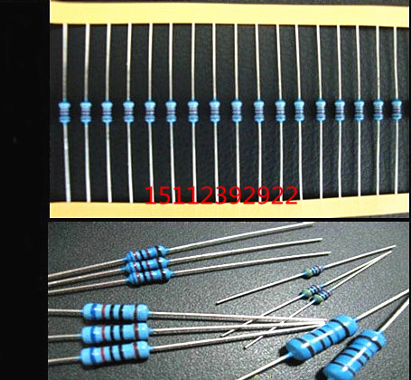 1W 1% Taping 0 12R 0R12 OHM Metal film resistor In-line resistor 1K box resistor