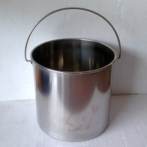 25cm stainless steel water bucket bucket bucket bucket stainless steel multi-purpose bucket lift bucket (with cover)