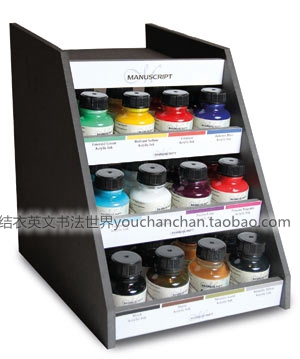 UK imported Manuscript English calligraphy dip pen ink 12 colors 30ml