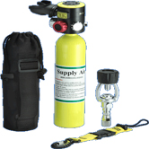 New import 0 5 liter portable backup rescue equipment package for underwater emergency bottle set