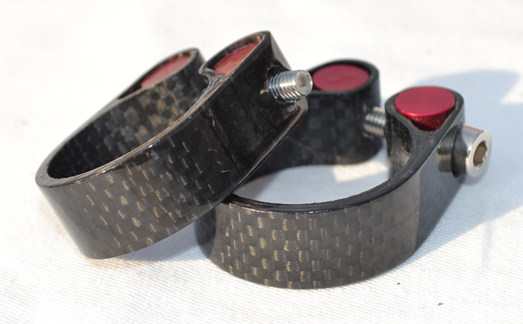 Full carbon fiber mountain road bicycle seat tube clamp clamp 34 9mm 31 30 8 27 2mm