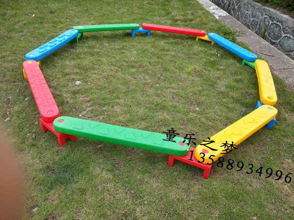 Factory direct sales eight-piece balance touch board children's sensory integration training board parent-child game training board