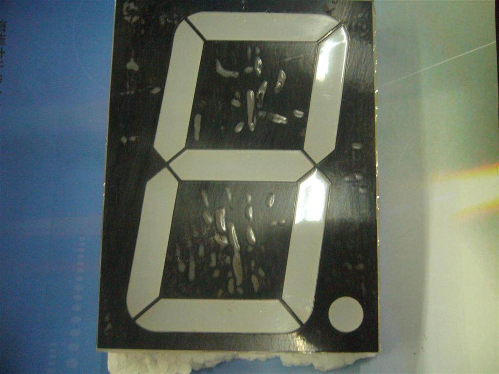 LED glow tube digital module unit 5 0-inch 1-bit common Yang super bright red environmental protection LED glow tube