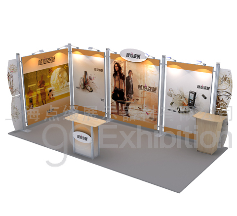 Background upscale exhibition shelf for mobile exhibition position frame portable exhibition frame profile