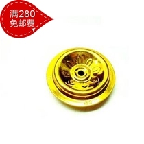 Yilian Buddha Pavilion Double-use lotus oil lamp Special oil bleaching Buddhist supplies Buddha supplies Wordless Lotus Emperor yellow set